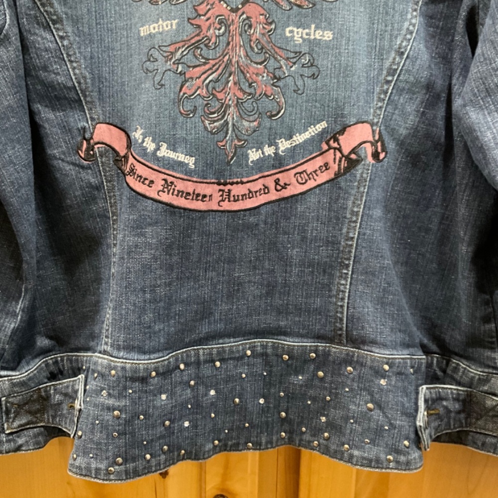 Harley Davidson Denim Jacket - Picture 2 of 5